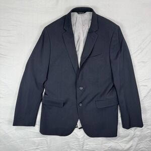 Banana Republic Blazer Mens 40S Lanificio F.lli Cerruti Wool Navy Modern Slim